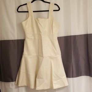 Covington Gold + Cream Dress New w/Tags